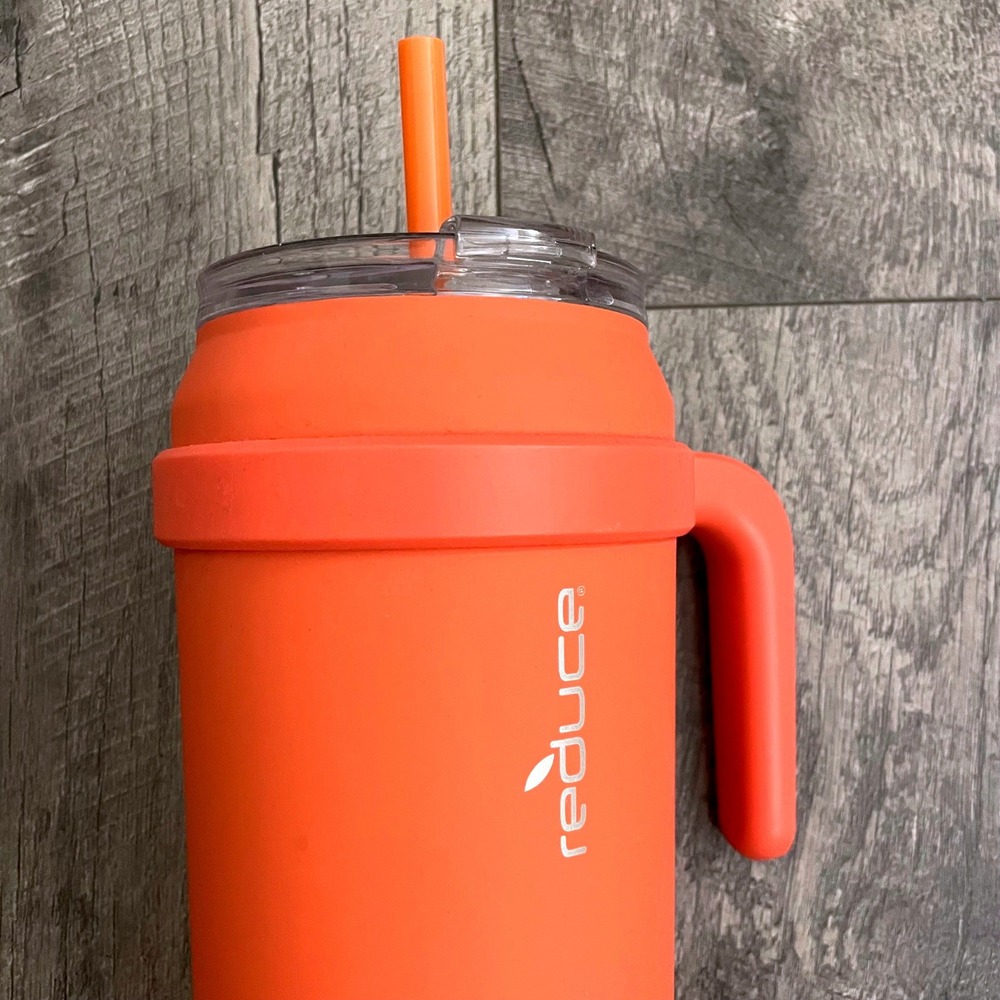 Reduce Cold-1 50 oz Insulated Stainless Steel Tumbler with Handle Orange - Picture 4 of 6